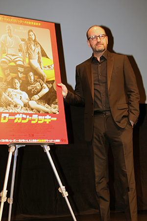映画『ローガン・ラッキー』第30回東京国際映画祭舞台挨拶、スティーヴン・ソダーバーグ